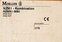 Moeller NZMN1- Kombination M80 + M22-K10-K01 Leistungsschalter Motorschutz OVP