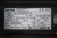 Lenze MDSKSRS071-03 Servomotor 2kW 3400rpm used