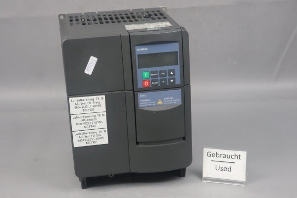 Siemens 6SE6436-2BD25-5CA0 Frequenzumrichter 5.5kW Used