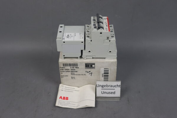 ABB F502 K26 Hochleistungsautomat Typ F500C 0,03A 500V unused OVP
