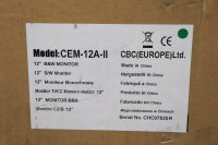 CBC CEM-12A-II 12&quot;B/W CCTV Monitor OVP