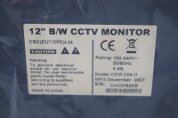 CBC CEM-12A-II 12&quot;B/W CCTV Monitor unused OVP