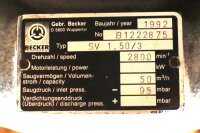 Becker Seitenkanalverdichter SV 1.50/3 WB56B2T...